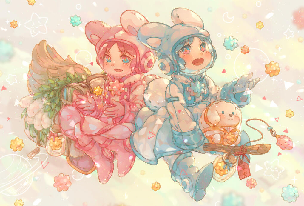 2020｜白色宇宙的旅行｜原創插畫